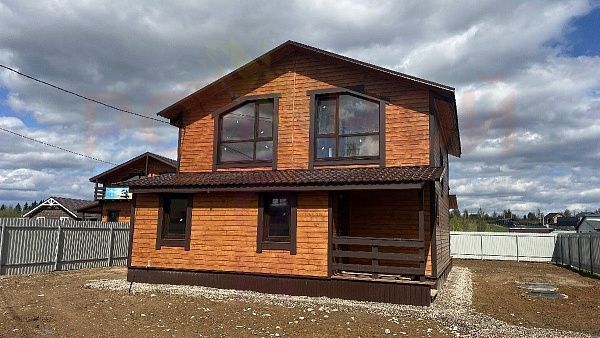 Дом 153 кв в Грин Парк. Участок 1697 Купить готовый 2 этажный дом из бруса 153 м2 с участком 6.16 соток в коттеджном поселке Грин Парк, Московская Область | Родной Дом