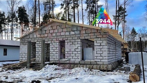 Купить готовый 1 этажный дом из газоблока (газобетона) 114 м2 с участком 10.38 соток в коттеджном поселке Родное Пешково, Московская Область | Родной Дом