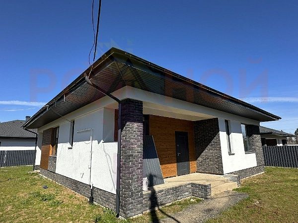 Купить готовый 1 этажный дом из газоблока (газобетона) 133 м2 с участком 7 соток в коттеджном поселке Родной Зеленоградский, Московская Область | Родной Дом