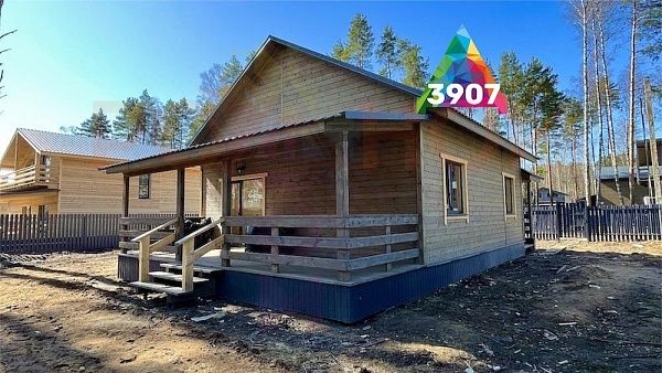 Купить готовый 1 этажный дом из бруса 88 м2 с участком 5.15 соток в коттеджном поселке Родное Пешково, Московская Область | Родной Дом
