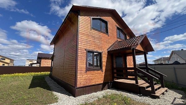 Купить готовый 2 этажный дом из бруса 120 м2 с участком 4.8 соток в коттеджном поселке Литвиново Парк, Московская Область | Родной Дом
