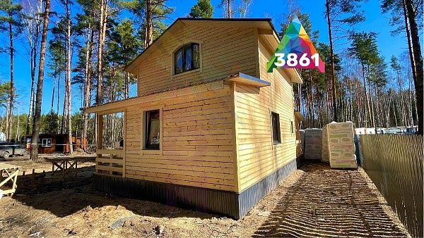 Купить готовый 2 этажный дом площадью 74 кв. м. в «Родное Пешково» в Подмосковье.