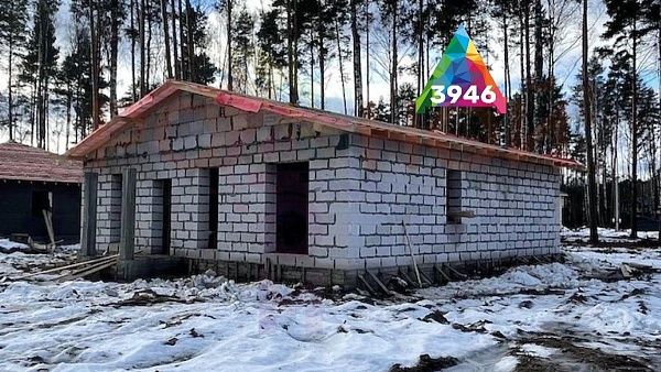 Купить готовый 1 этажный дом из газоблока (газобетона) 114 м2 с участком 11.5 соток в коттеджном поселке Родное Пешково, Московская Область | Родной Дом