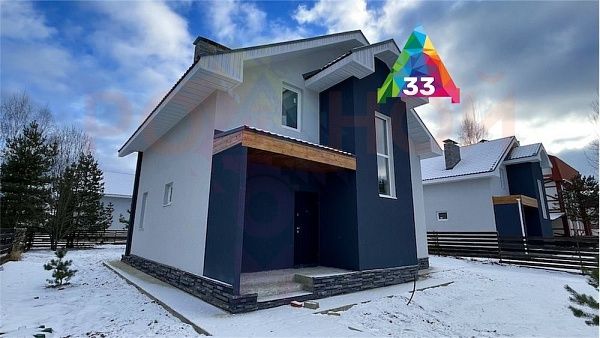 Дом 150 кв.м ЭКО-Парк Воскресенские берега. Участок 33 Купить готовый 2 этажный дом из газоблока (газобетона) 150 м2 с участком 6.4 соток в коттеджном поселке ЭКО-Парк Воскресенские берега, Московская Область | Родной Дом