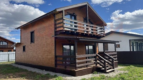 Дом 130 кв в Грин Парк. Участок 1159 Купить готовый 2 этажный дом из бруса 130 м2 с участком 8 соток в коттеджном поселке Грин Парк, Московская Область | Родной Дом