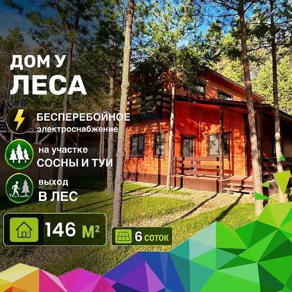 Купить готовый 2 этажный дом из бруса 146 м2 с участком 6 соток в коттеджном поселке Кабаново, Московская Область | Родной Дом