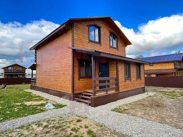 Проект Дома "Венге". Дом 130 кв.м Проект 2 этажного дома 130 кв.м. в Московской области | Родной Дом